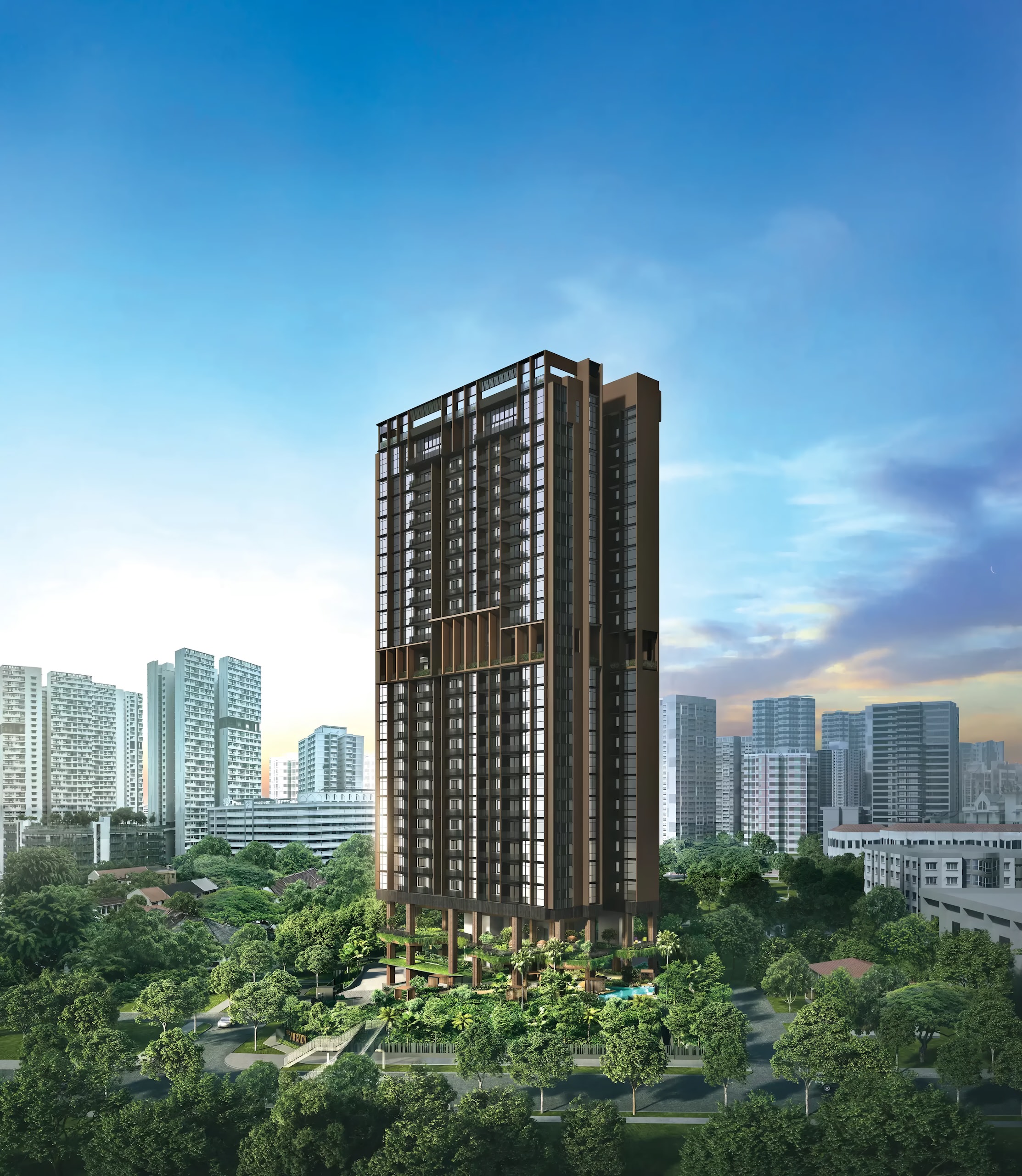 The Arcady at Boon Keng Facade